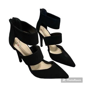 Black Strap 3” High Heels